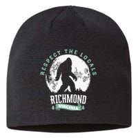 Richmond Virginia Respect The Locals Bigfoot Sasquatch Moon Sustainable Beanie