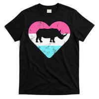 Retro Vintage Rhino Rhinoceros Gift T-Shirt