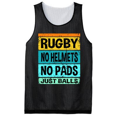 Retro Vintage Rugby Just Balls Players Fans Mesh Reversible Basketball Jersey Tank