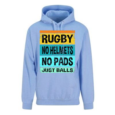 Retro Vintage Rugby Just Balls Players Fans Unisex Surf Hoodie