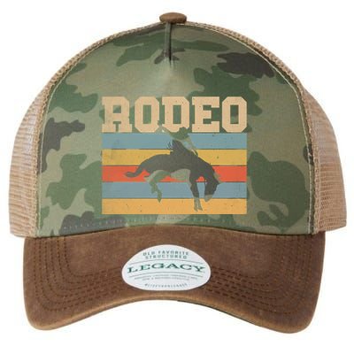 Rodeo Vintage Retro Legacy Tie Dye Trucker Hat