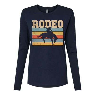 Rodeo Vintage Retro Womens Cotton Relaxed Long Sleeve T-Shirt