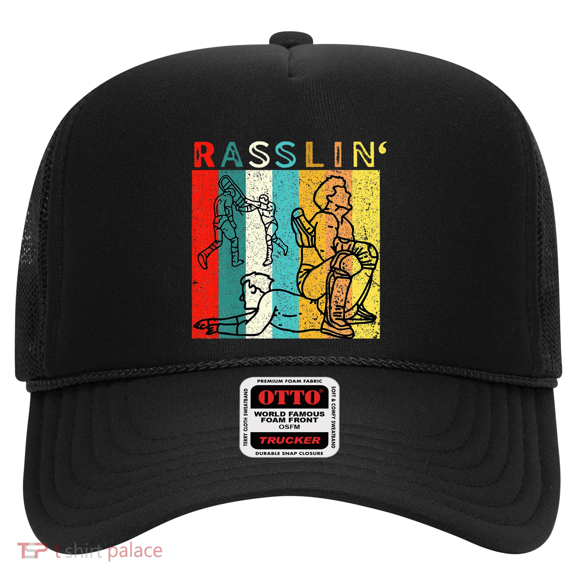 Retro Vintage Rasslin Pro Wrestling Fan Trucker Hat
