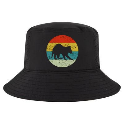 Retro Vintage Raccoon Cool Comfort Performance Bucket Hat