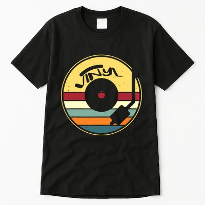 Retro Vinyl Record Vintage Vinyls Lp Record Tall T-Shirt