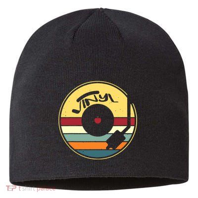 Retro Vinyl Record Vintage Vinyls Lp Record Sustainable Beanie