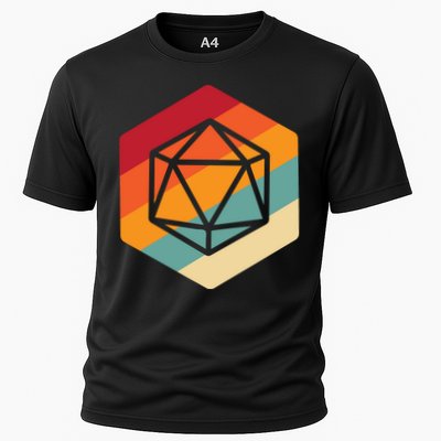Retro Vintage Role Playing Game Boardgame Dice Performance Shirt