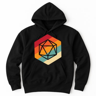 Retro Vintage Role Playing Game Boardgame Dice Hoodie