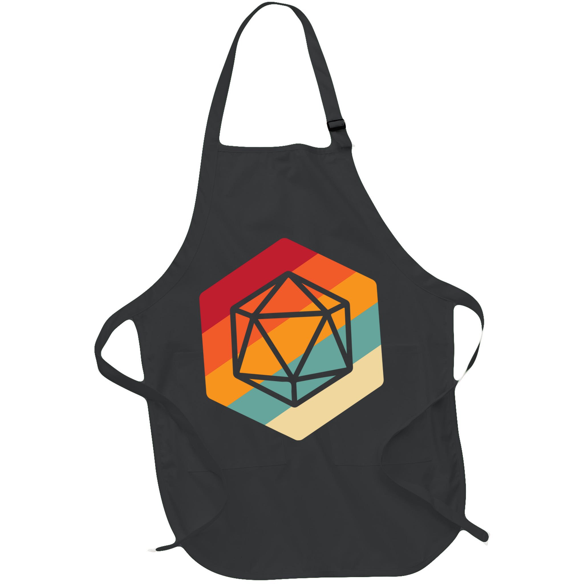 Retro Vintage Role Playing Game Boardgame Dice Apron