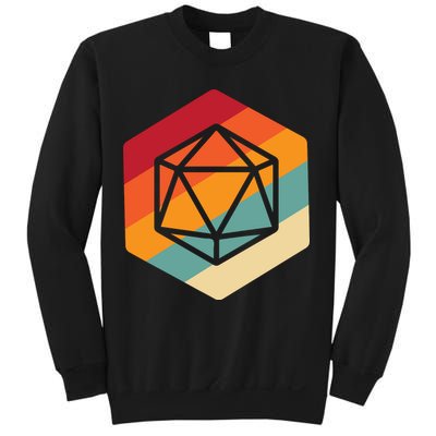 Retro Vintage Role Playing Game Boardgame Dice Sweatshirt