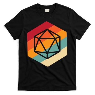 Retro Vintage Role Playing Game Boardgame Dice T-Shirt