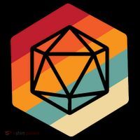 Retro Vintage Role Playing Game Boardgame Dice T-Shirt