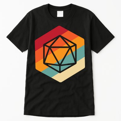 Retro Vintage Role Playing Game Boardgame Dice Tall T-Shirt