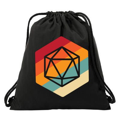 Retro Vintage Role Playing Game Boardgame Dice Drawstring Bag