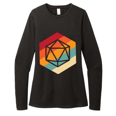 Retro Vintage Role Playing Game Boardgame Dice Womens CVC Long Sleeve Shirt