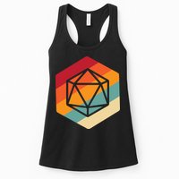 Retro Vintage Role Playing Game Boardgame Dice Womens Tank Top