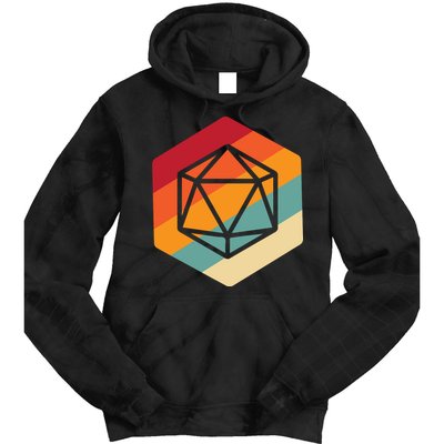 Retro Vintage Role Playing Game Boardgame Dice Tie Dye Hoodie