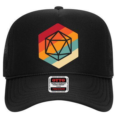 Retro Vintage Role Playing Game Boardgame Dice Trucker Hat