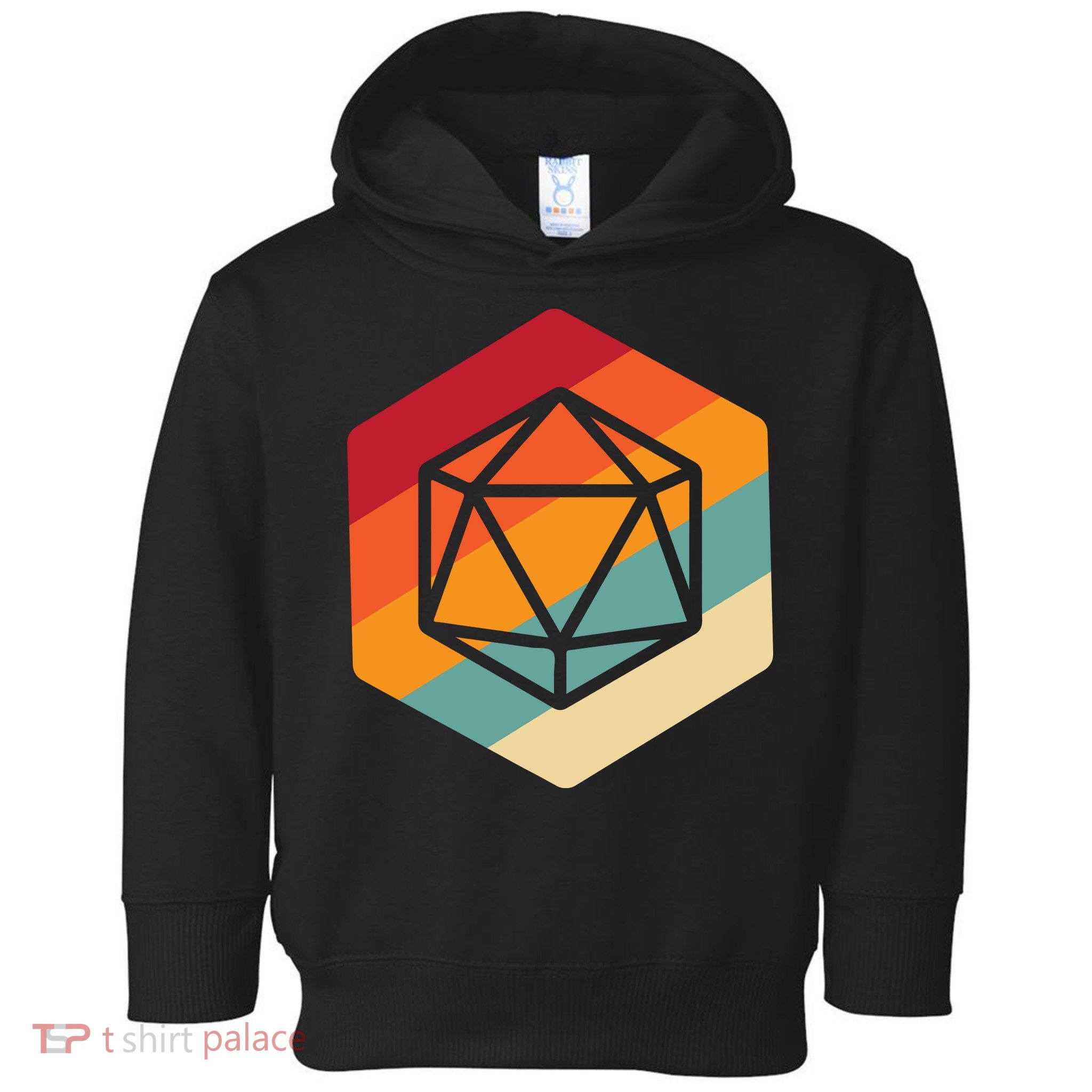Retro Vintage Role Playing Game Boardgame Dice Toddler Hoodie
