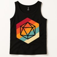 Retro Vintage Role Playing Game Boardgame Dice Tank Top