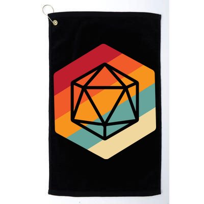 Retro Vintage Role Playing Game Boardgame Dice Golf Towel