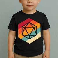 Retro Vintage Role Playing Game Boardgame Dice Toddler T-Shirt