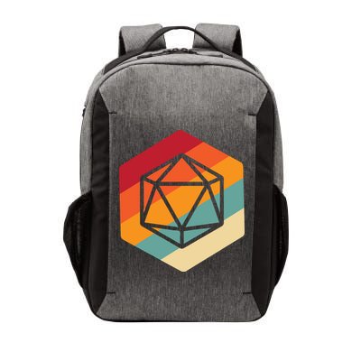 Retro Vintage Role Playing Game Boardgame Dice Vector Backpack