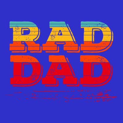 Retro Vintage Rad Dad Funny Gift T-Shirt