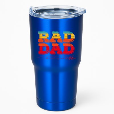 Retro Vintage Rad Dad Funny Gift Tumbler