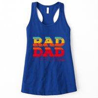 Retro Vintage Rad Dad Funny Gift Womens Tank Top