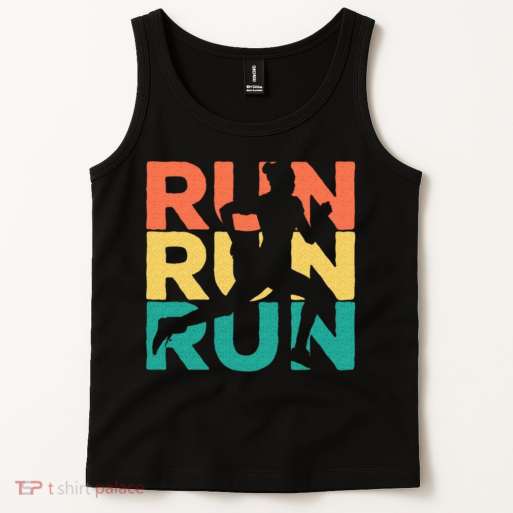 Retro Vintage Running Gift For Runners Tank Top