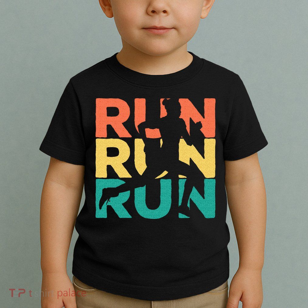 Retro Vintage Running Gift For Runners Toddler T-Shirt