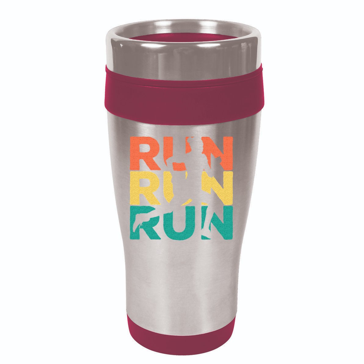 Retro Vintage Running Gift For Runners 16oz Travel Tumbler