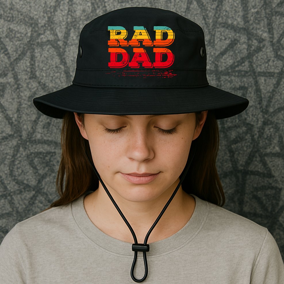 Retro Vintage Rad Dad Gift Bucket Hat