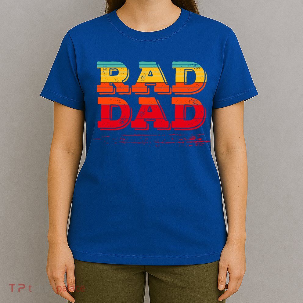 Retro Vintage Rad Dad Gift T-Shirt