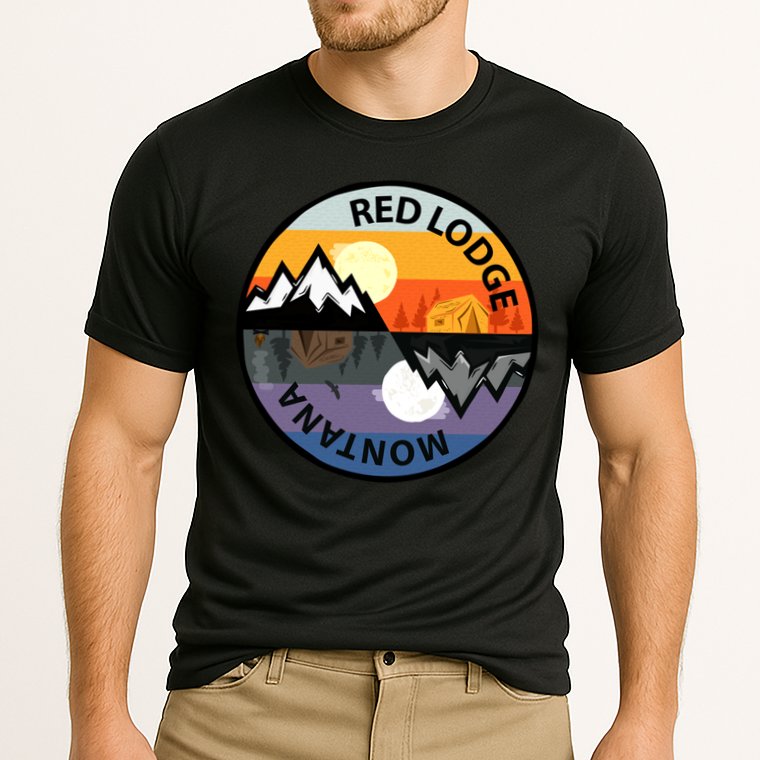 Retro Vintage Red Lodge Montana Souvenir Camping Meaningful Gift Cooling Performance Crew T-Shirt