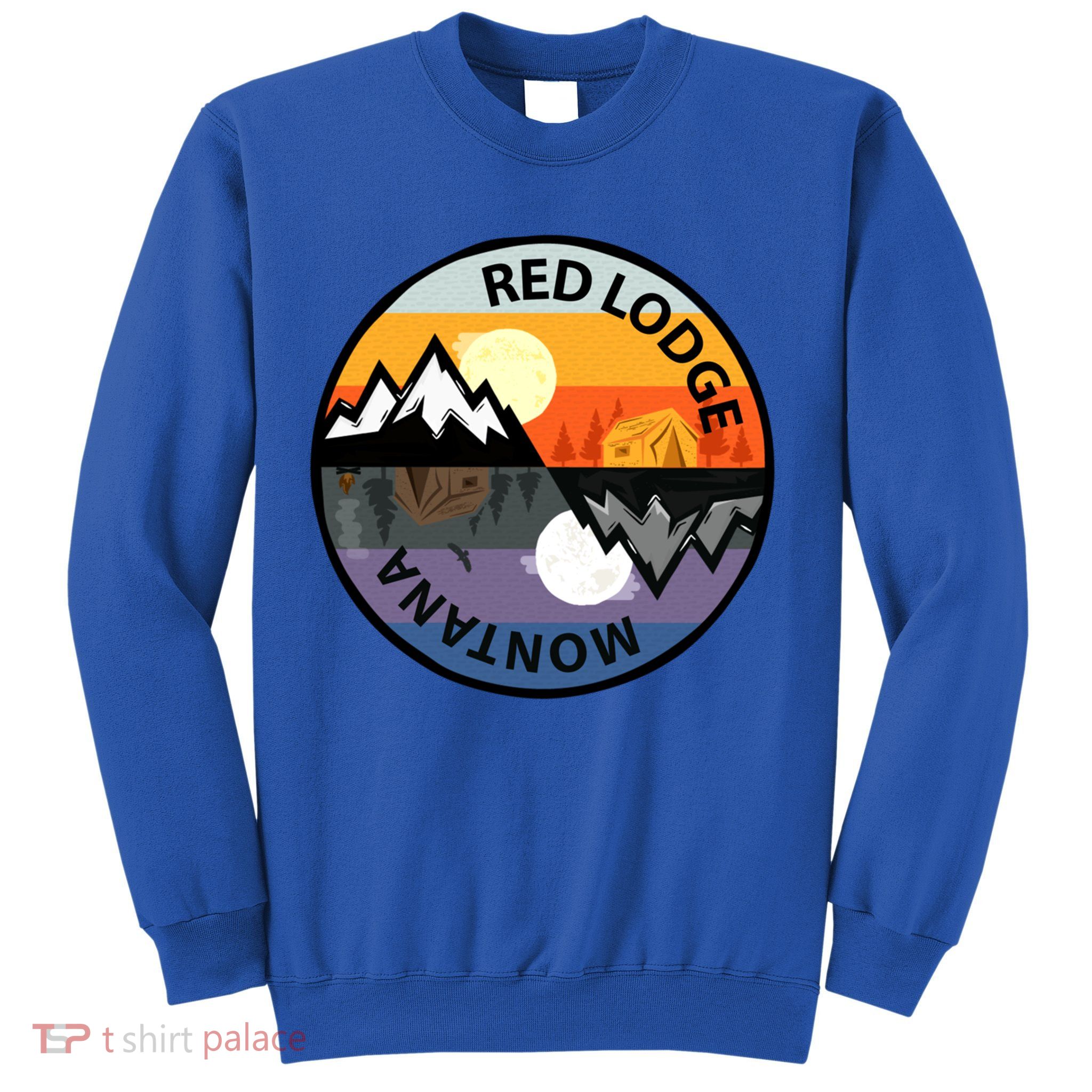 Retro Vintage Red Lodge Montana Souvenir Camping Meaningful Gift Sweatshirt