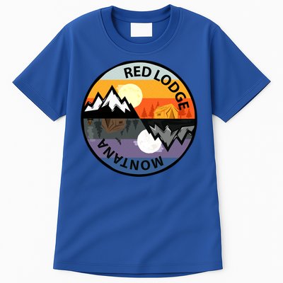 Retro Vintage Red Lodge Montana Souvenir Camping Meaningful Gift Tall T-Shirt