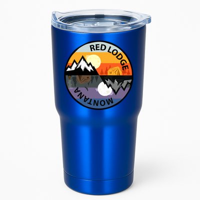 Retro Vintage Red Lodge Montana Souvenir Camping Meaningful Gift Tumbler