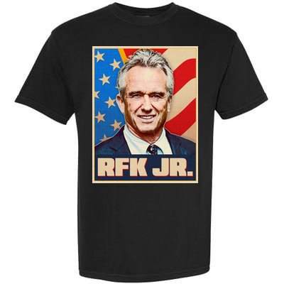 Retro Vintage RFK Jr. Election Poster Robert F. Kennedy Jr. Garment-Dyed Heavyweight T-Shirt