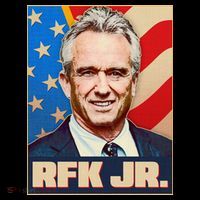 Retro Vintage RFK Jr. Election Poster Robert F. Kennedy Jr. USA-Made Doggie Bandana