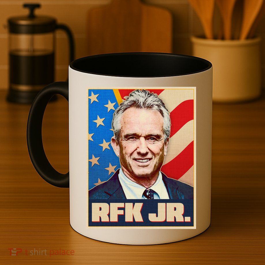 Retro Vintage RFK Jr. Election Poster Robert F. Kennedy Jr. Mug