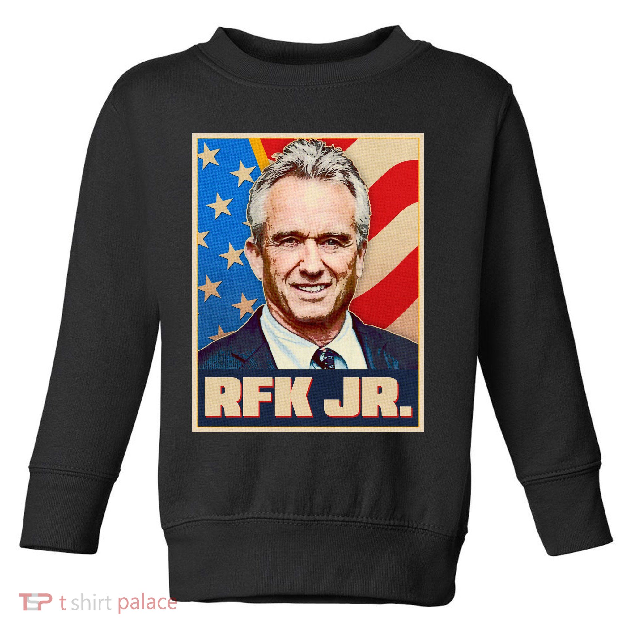 Retro Vintage RFK Jr. Election Poster Robert F. Kennedy Jr. Toddler Sweatshirt