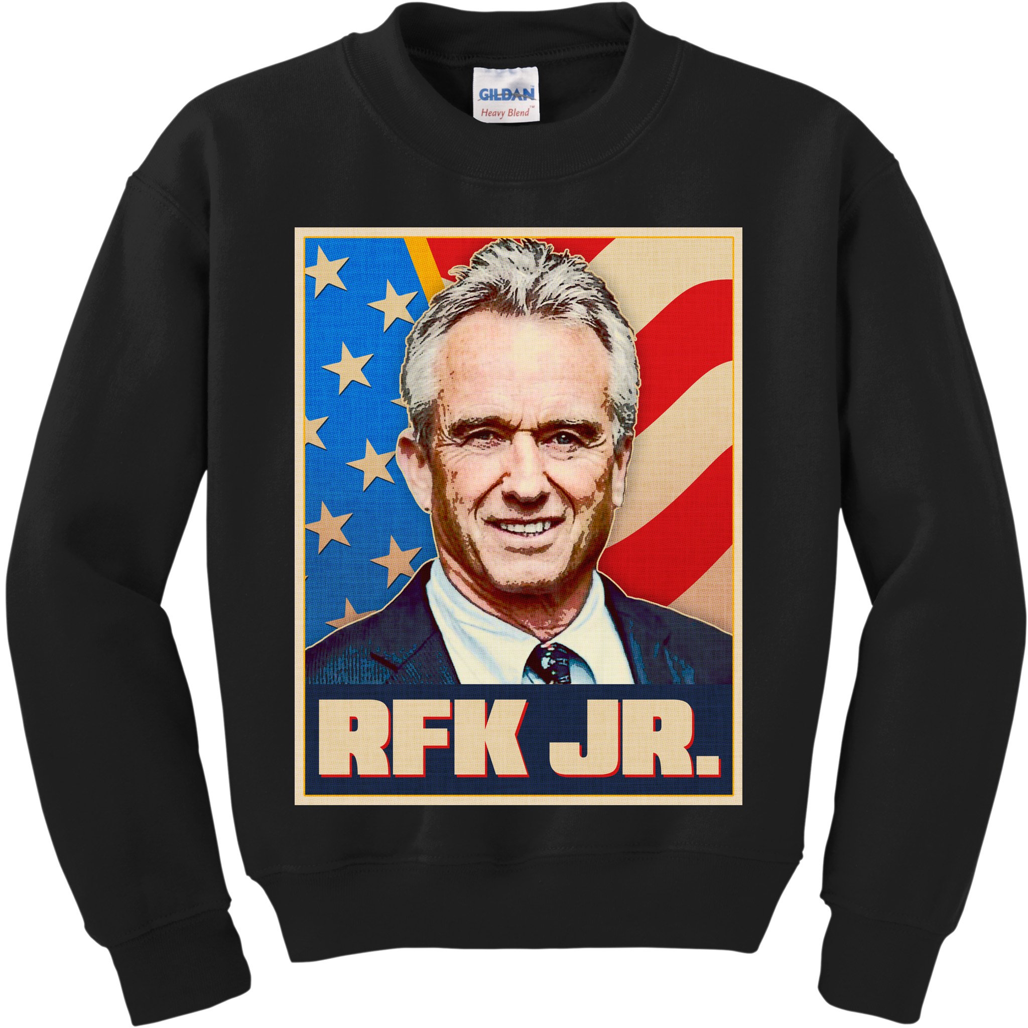 Retro Vintage RFK Jr. Election Poster Robert F. Kennedy Jr. Kids Sweatshirt
