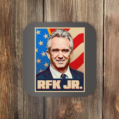 Retro Vintage RFK Jr. Election Poster Robert F. Kennedy Jr. Coaster