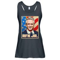 Retro Vintage RFK Jr. Election Poster Robert F. Kennedy Jr. Ladies Essential Flowy Tank