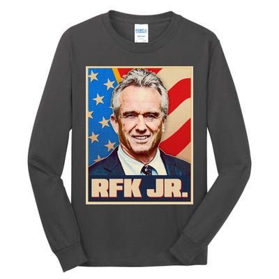 Retro Vintage RFK Jr. Election Poster Robert F. Kennedy Jr. Tall Long Sleeve T-Shirt