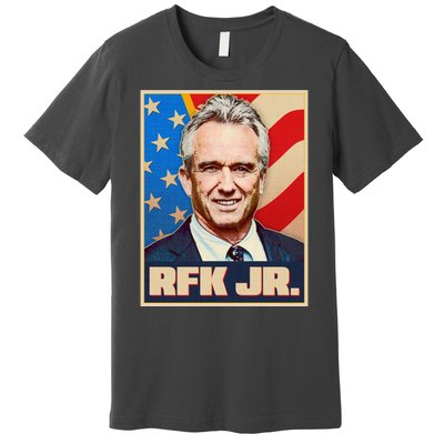 Retro Vintage RFK Jr. Election Poster Robert F. Kennedy Jr. Premium T-Shirt