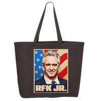 Retro Vintage RFK Jr. Election Poster Robert F. Kennedy Jr. 25L Jumbo Tote