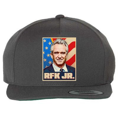Retro Vintage RFK Jr. Election Poster Robert F. Kennedy Jr. Wool Snapback Cap